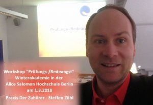 Read more about the article Workshop „Rede- und Prüfungsangst“ Winterakademie in der ASH Berlin